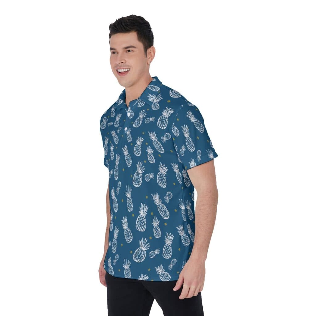 Pineapple Men's Navy Golf Shirt