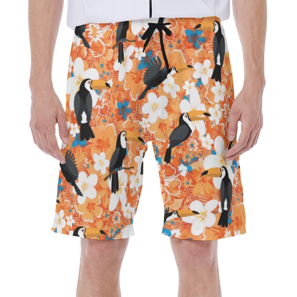 Tropical Toucan Summer Swim Trunks For Men