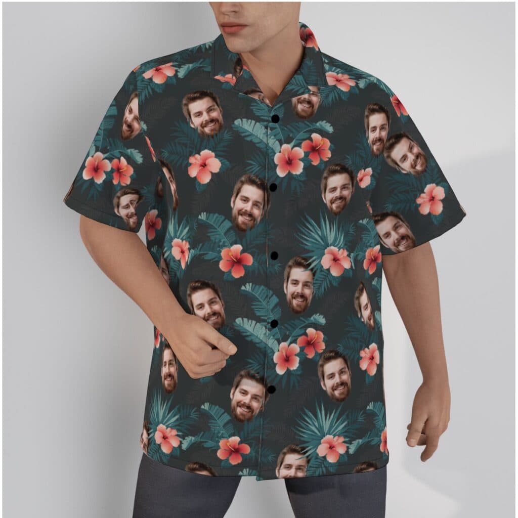Funny Custom Face Hawaiian Shirt