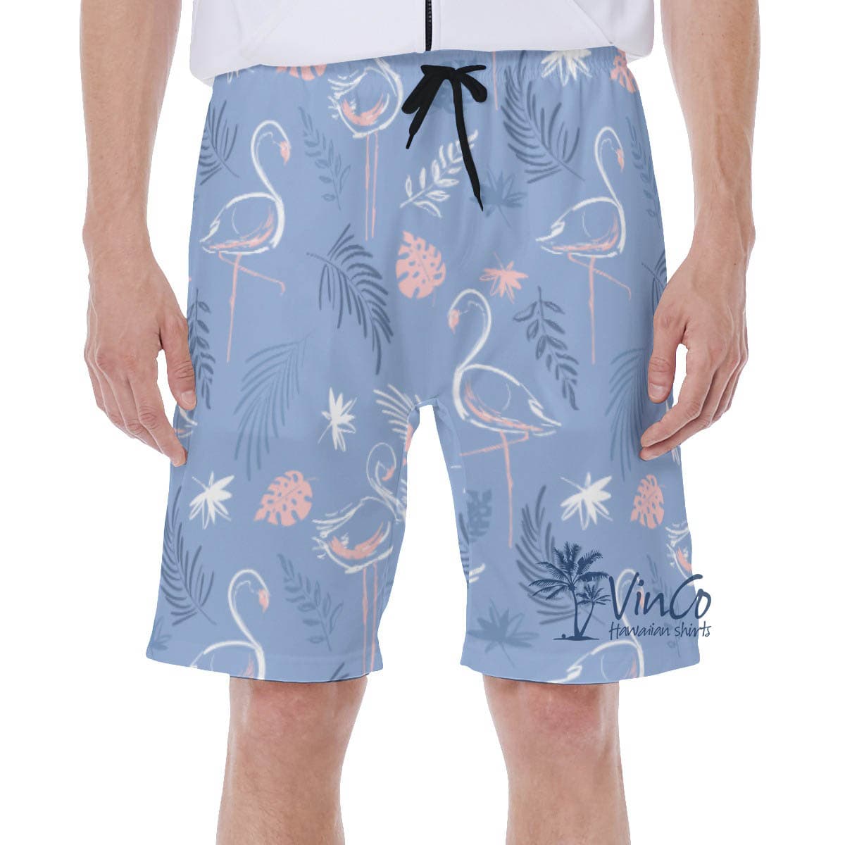 Custom Face Hawaiian Swim Trunks For Men (1)