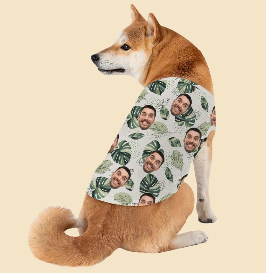 Custom Face Owner Dog’s Hawaiian Shirt (2)