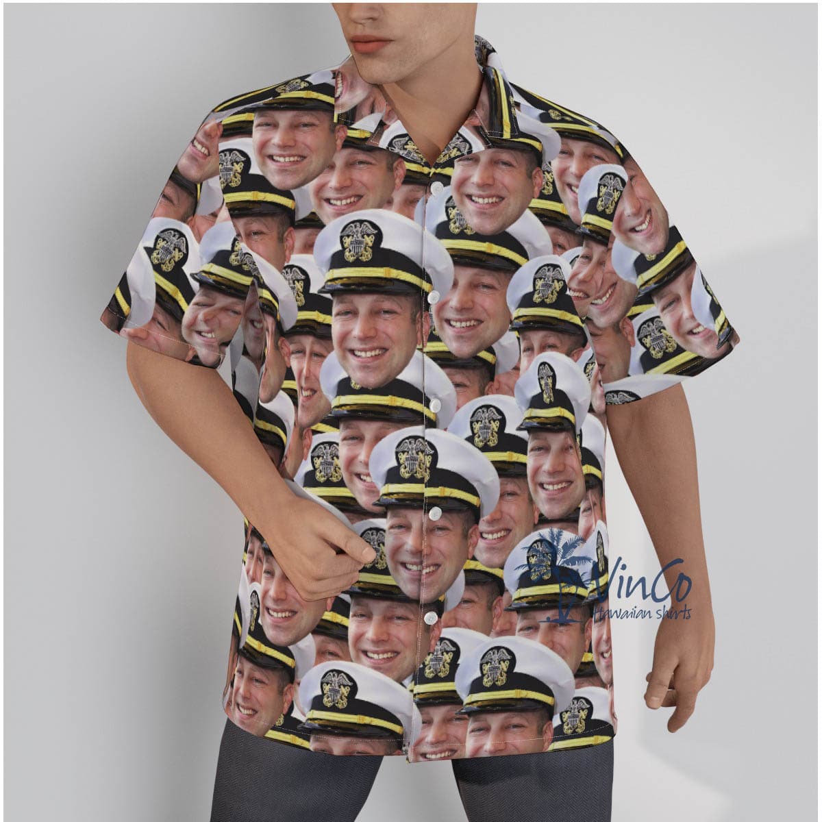 Custom Face Photo Veteran Hawaiian Shirts (1)