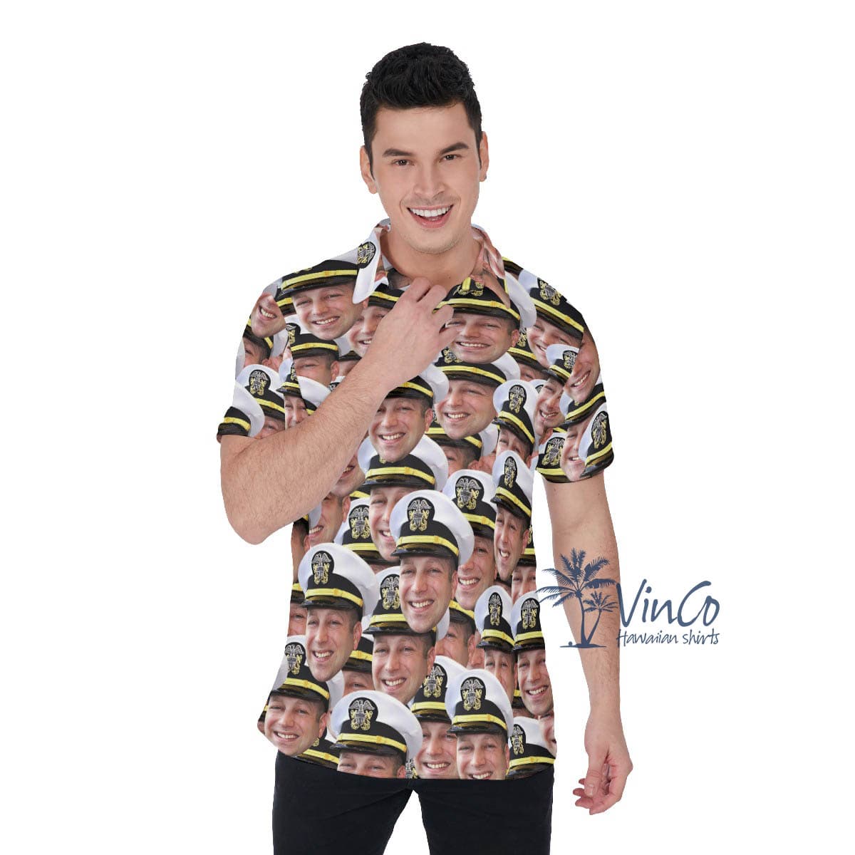 Custom Face Veteran Military Polo Shirt For Men (1)