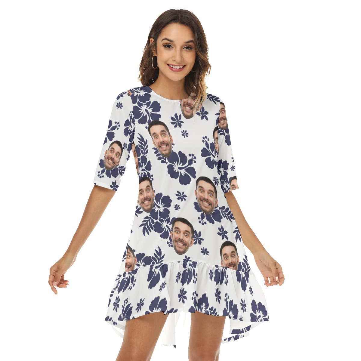 Custom Faces Aloha Summer Hawaiian Dresses (2)