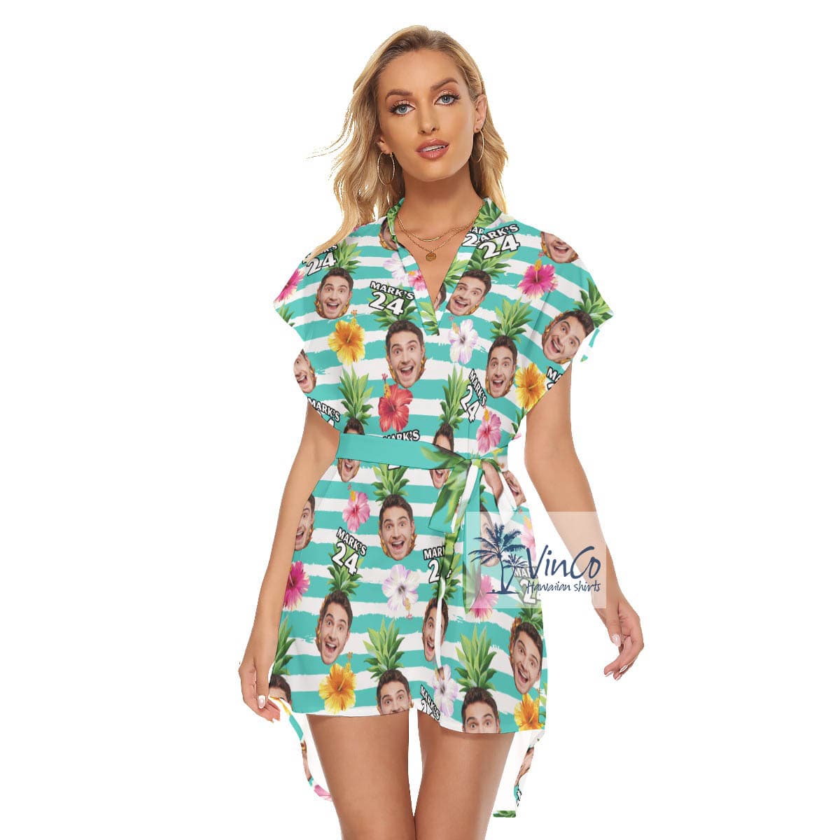 Personalized Birthday Outfits Ideas With Custom Face And Age Women’s Dress (2)