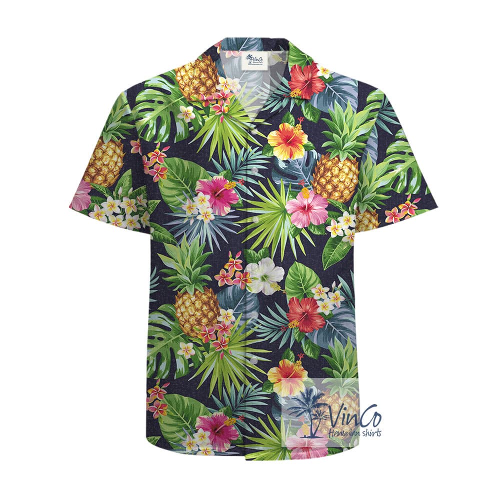 Tropical Cotton Hawaiian Shirt For Men (5)