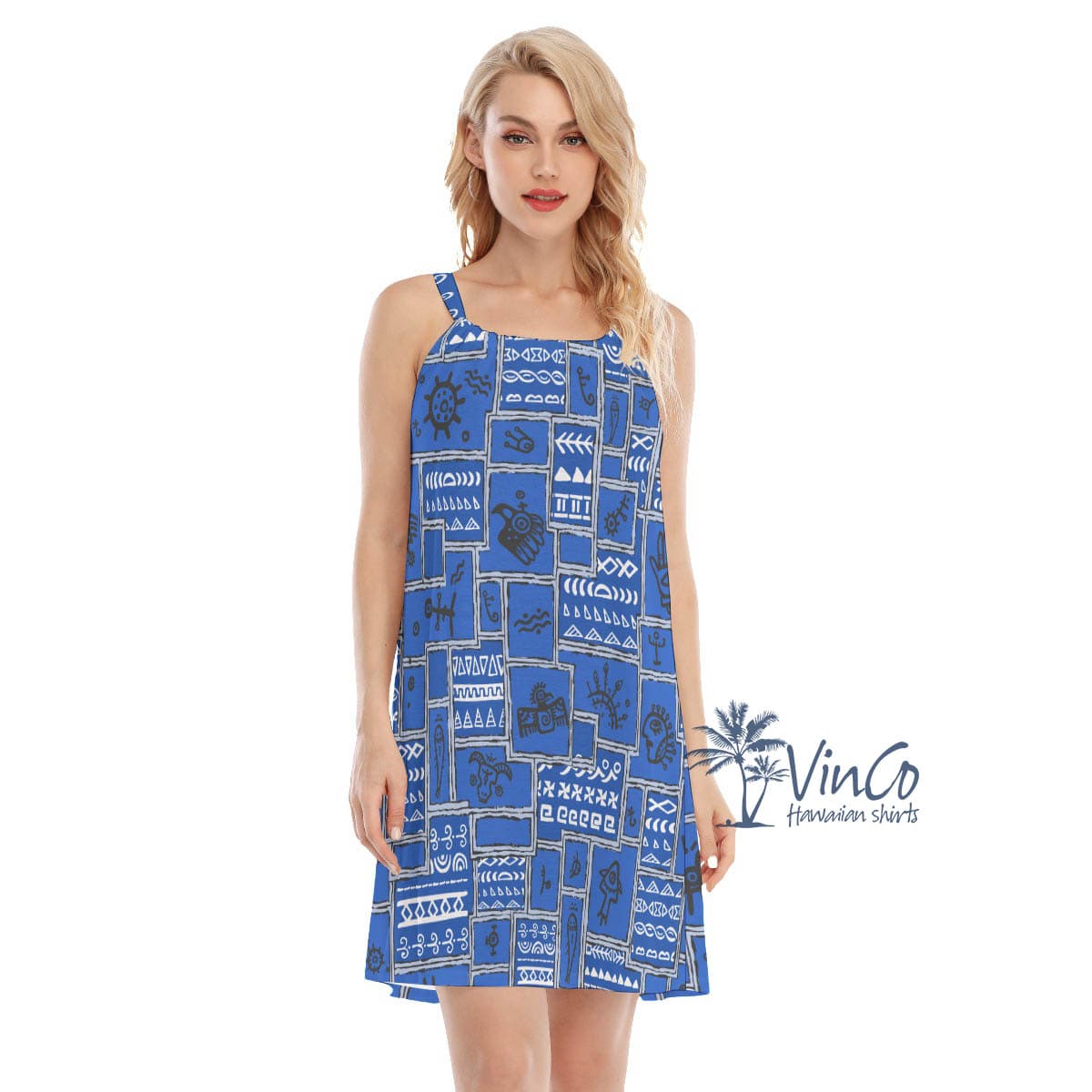 Vintage Aloha Dress With Ethnic Style (2)