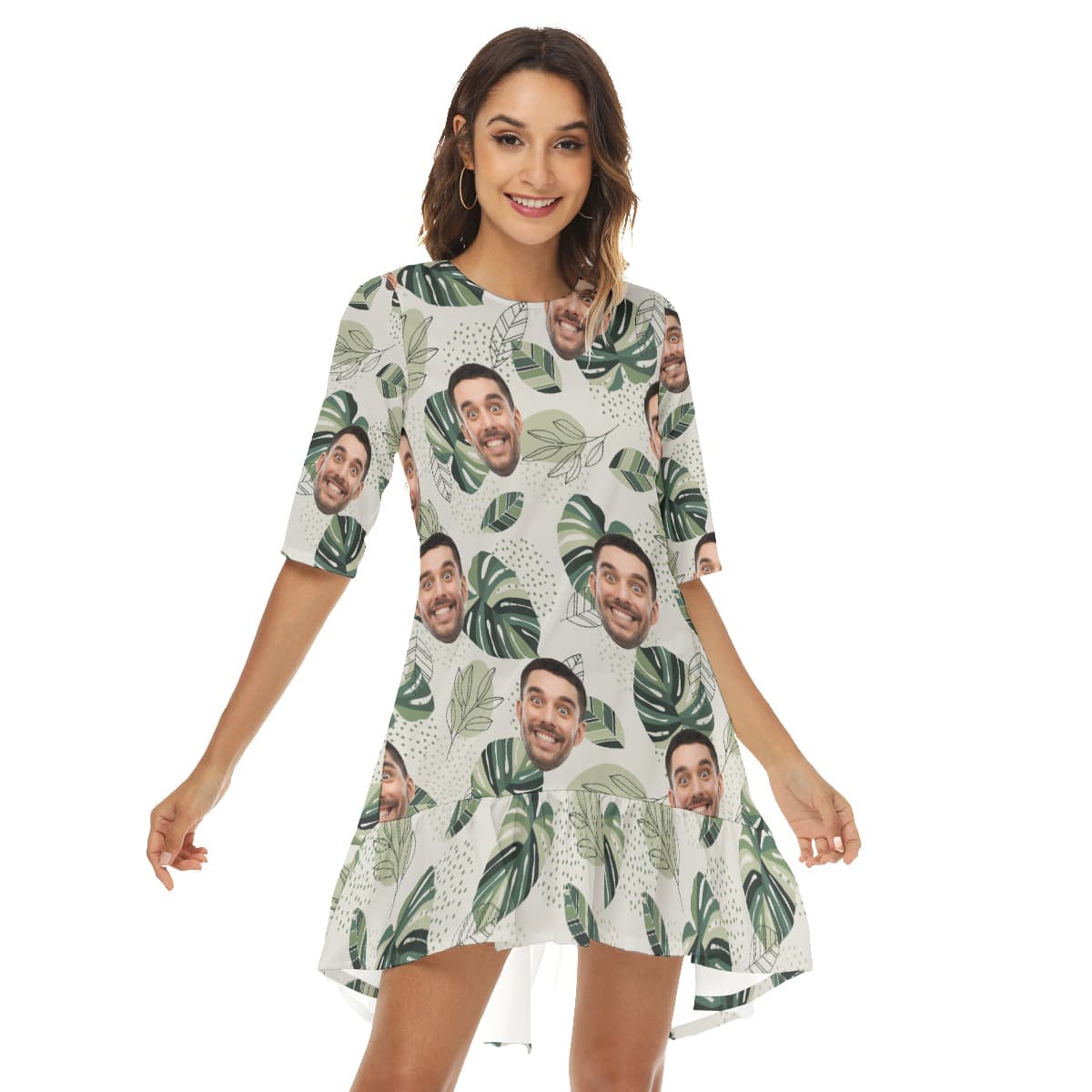 Women’s Summer Hawaiian Dresses Custom Your Face (2)