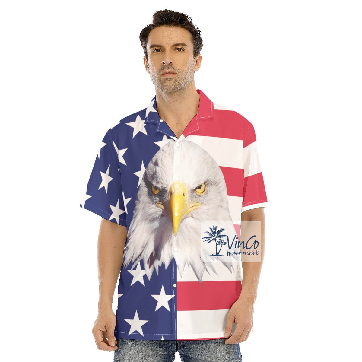 American Eagle Hawaiian Shirt 4th Of July Patriotic Shirt (2)