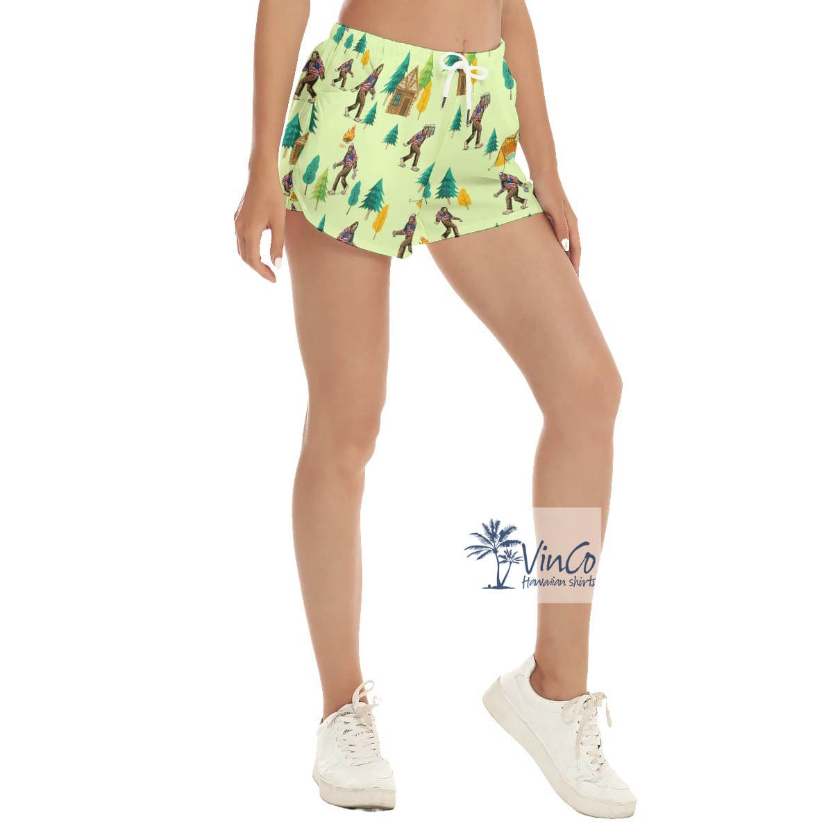 Cool Bigfoot Beach Shorts For Women (3)