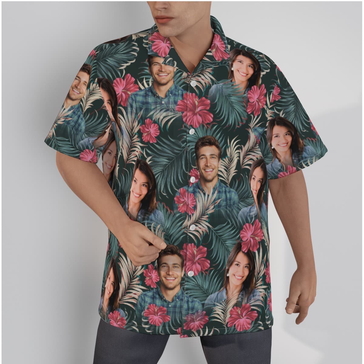Custom 2 Faces Tropical Shirt Hawaiian Style