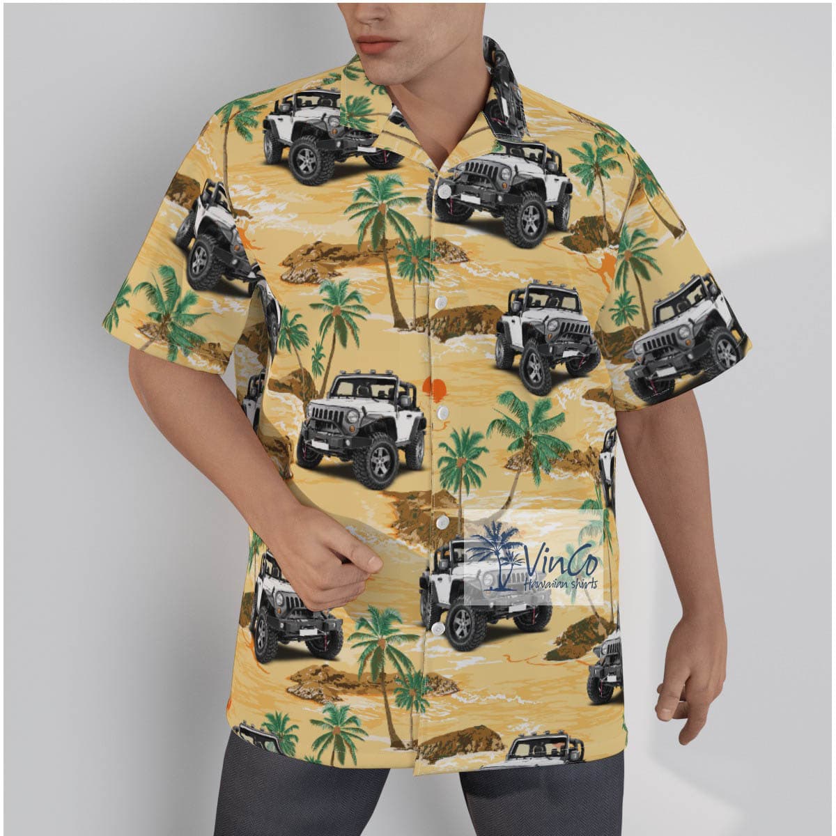 Custom Car Photo Hawaiian Shirt