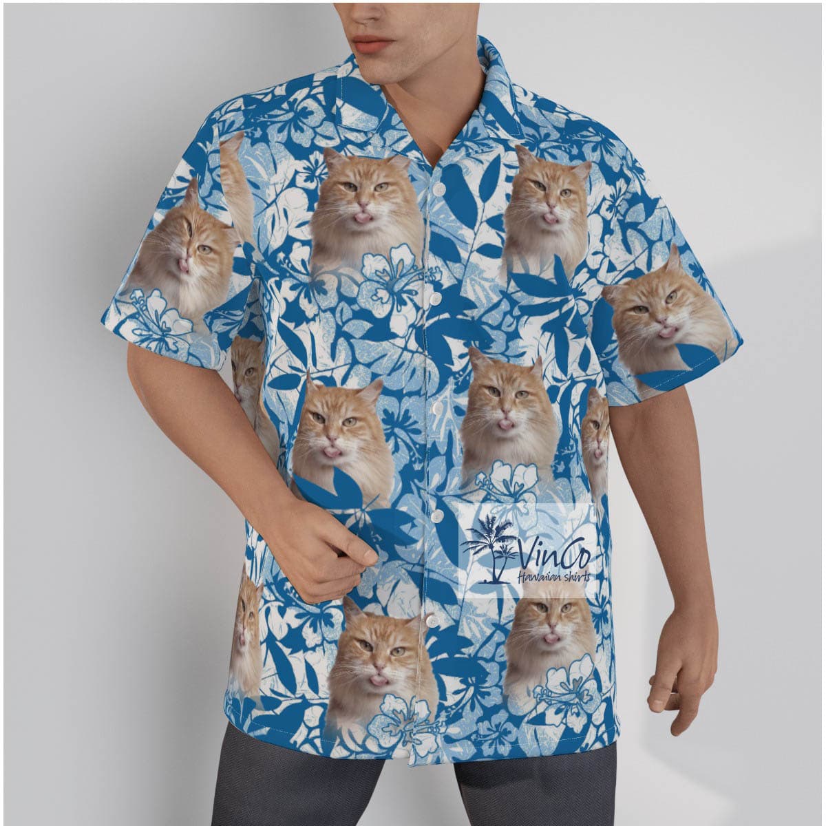 Custom Cat Hawaiian Shirts With Multiple Faces (2)