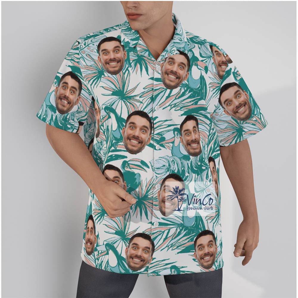 Custom Hawaiian Shirt With Multiple Faces For Men (2)