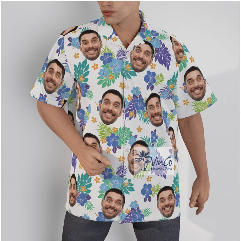Custom Multiple Faces Aloha Shirt For Summer (2)