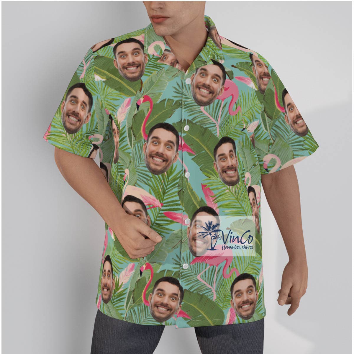 Floral Custom Hawaiian Shirt Face With Multiple Faces (2)