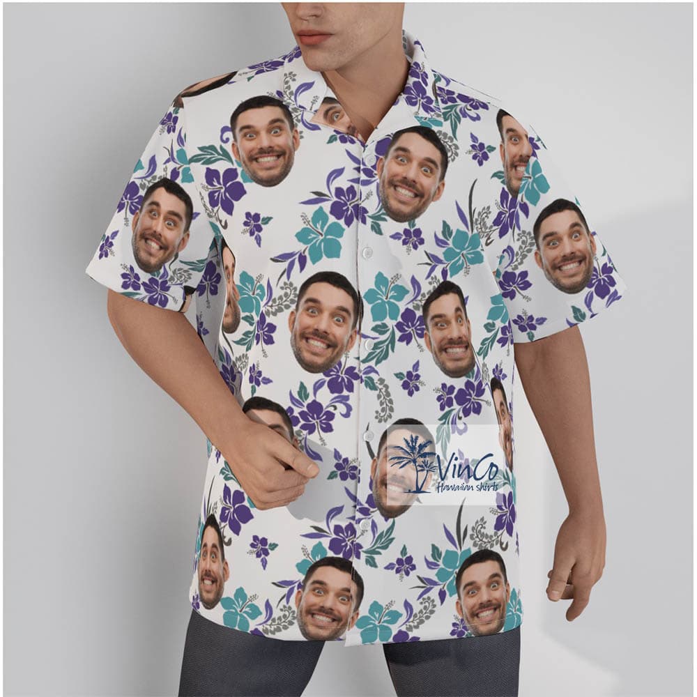 Floral Hawaiian Shirts With Faces On Them (2)