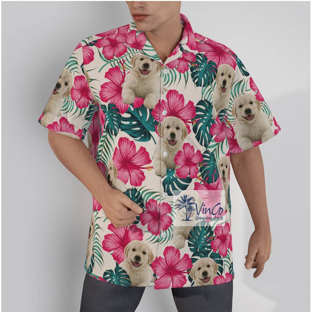 Hibiscus Flowers Custom Pet Hawaiian Shirt
