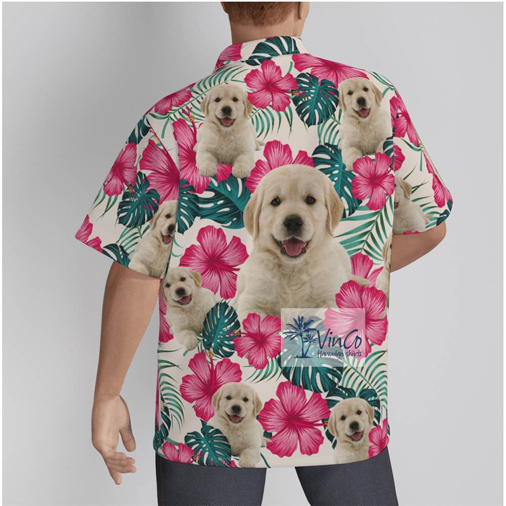 Hibiscus Flowers Custom Pet Hawaiian Shirt