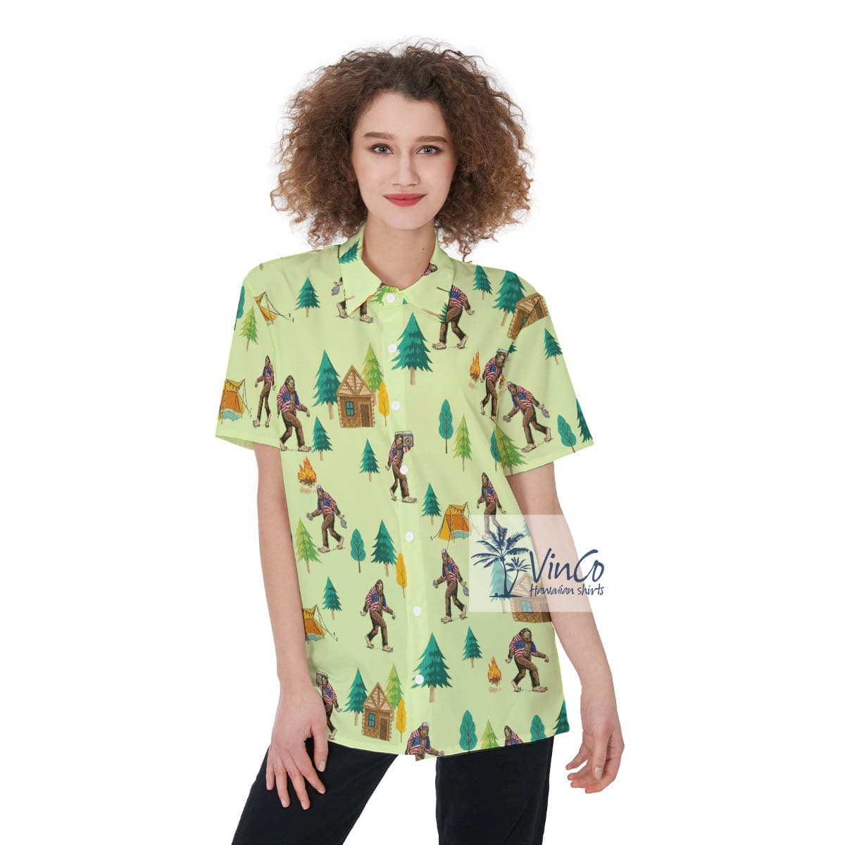 Legend Bigfoot Aloha Shirt For Summer (2)