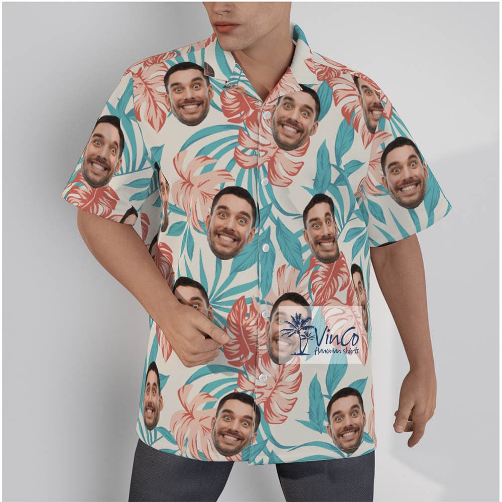 Men’s Personalized Hawaiian Shirts With Multiple Faces (2)