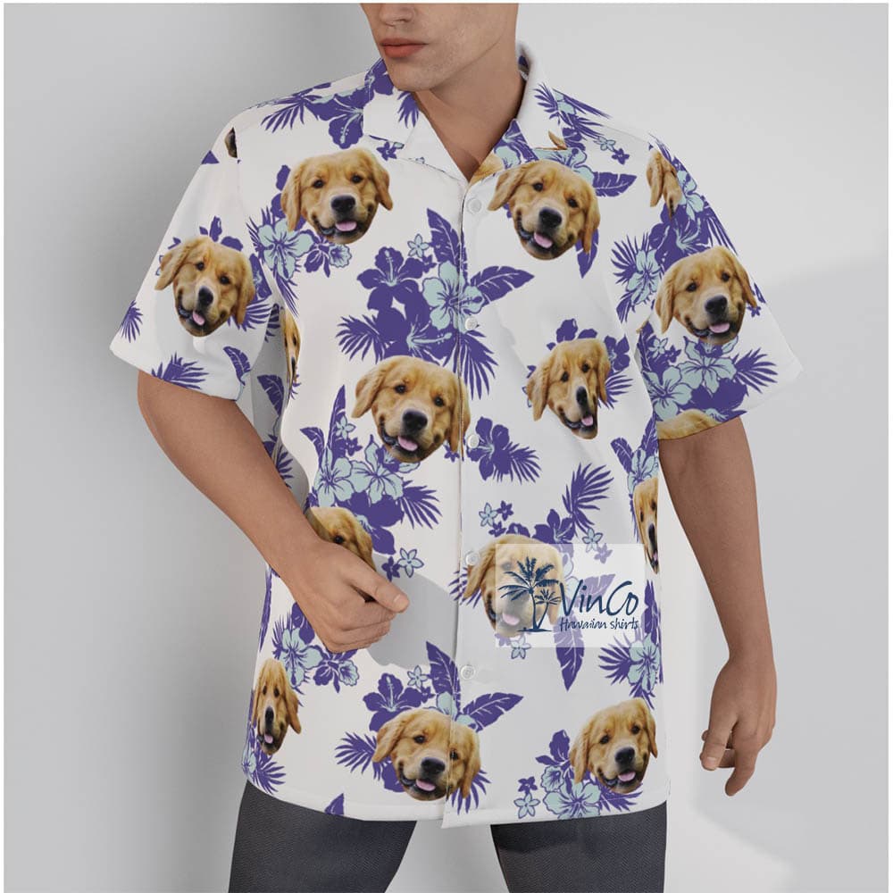Personalized Hawaiian Shirt With Pet Face (2)