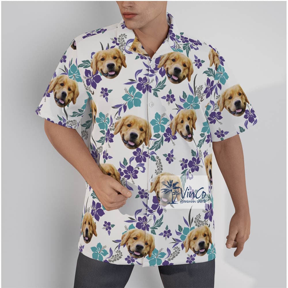 Personalized Pet Face Hawaiian Shirt (2)