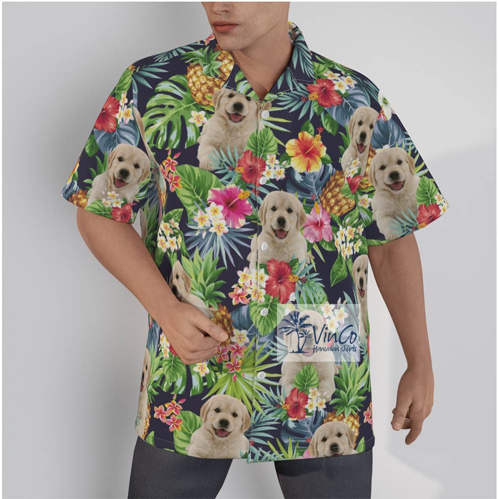 Personalized Pet Face Hawaiian Shirt For Men