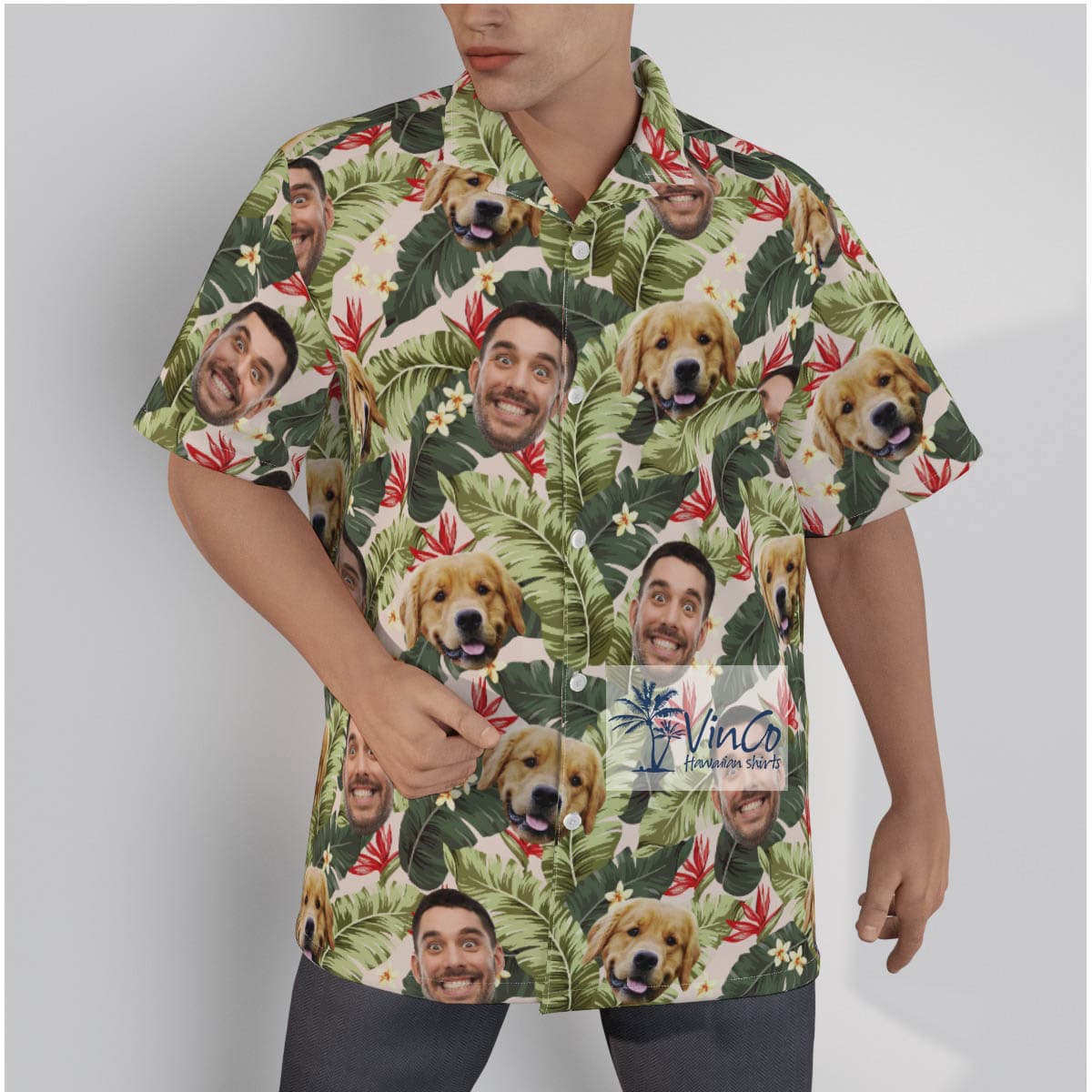 Personalized Photo Faces Aloha Shirt For Summer (2)