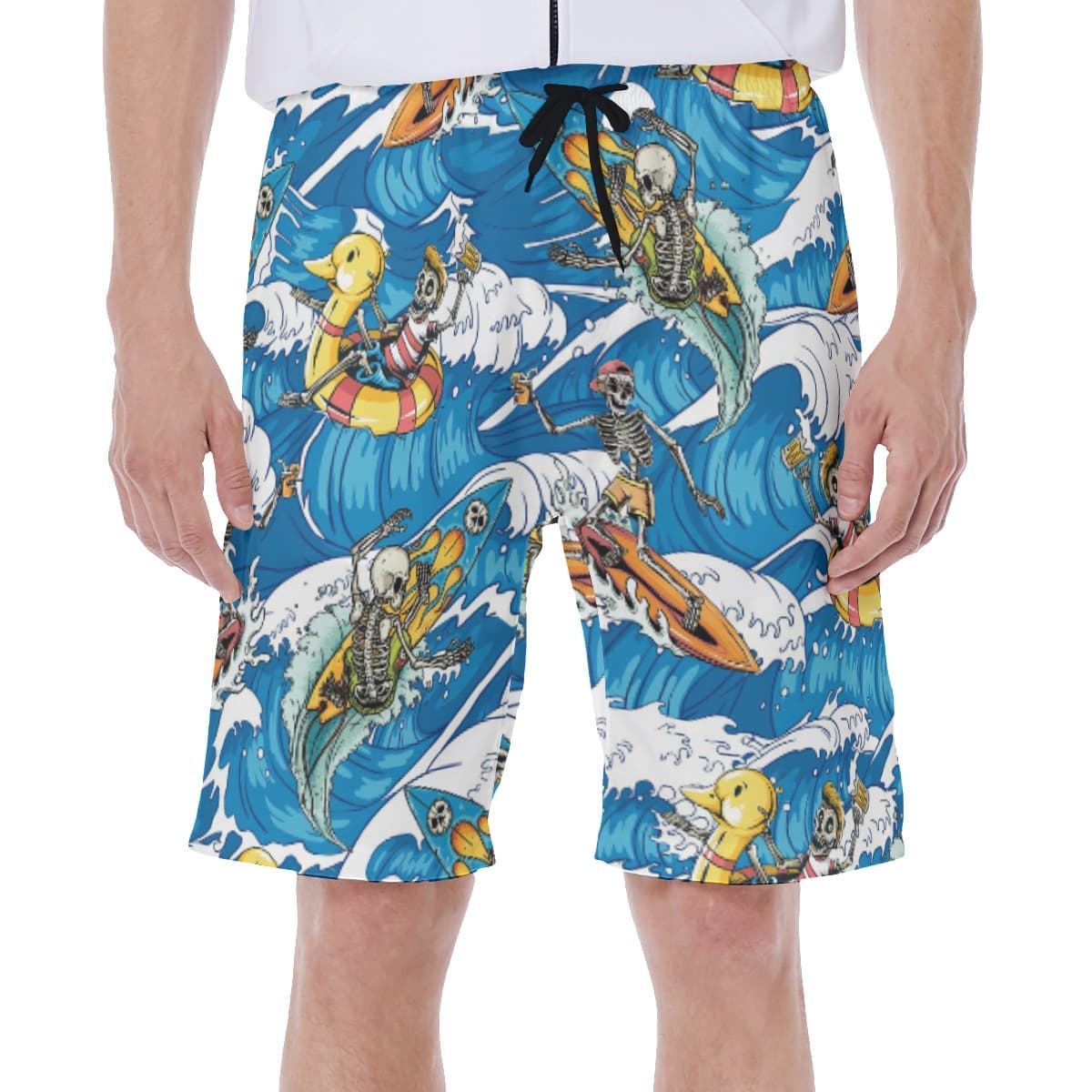 Skeleton Ride The Wave Hawaiiam Swimwear