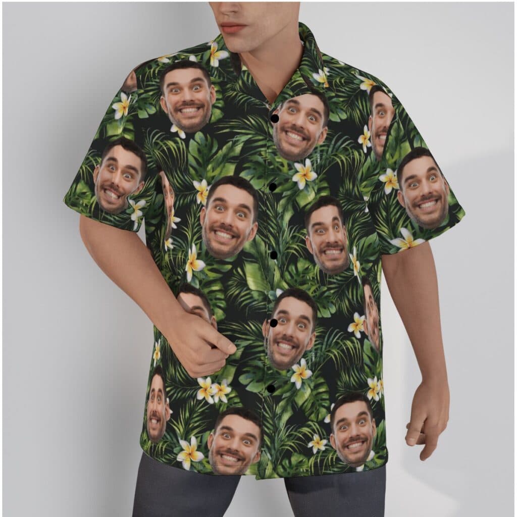 Tropical Custom Face Hawaiian Outfits (1)