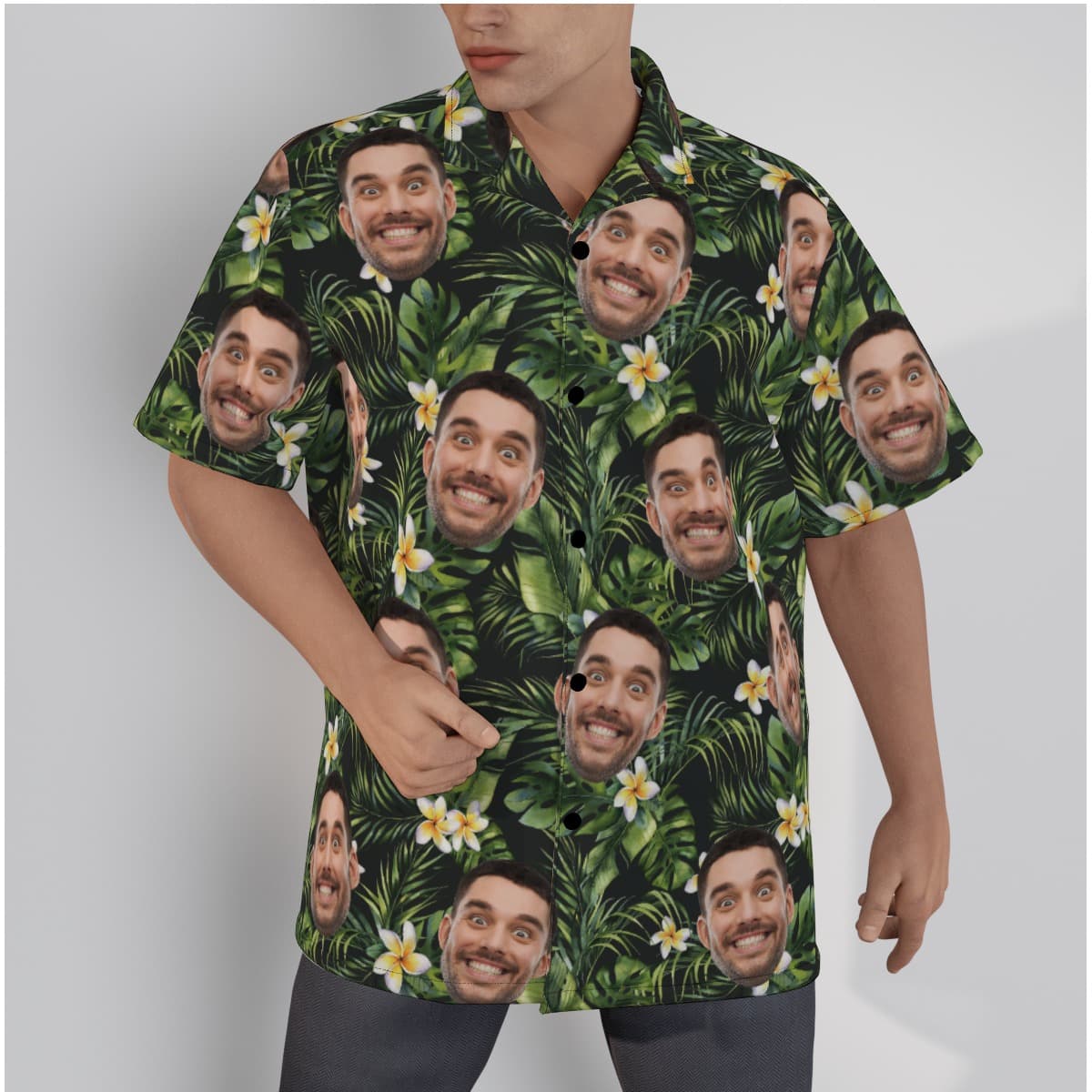 Tropical Custom Face Hawaiian Outfits (1)