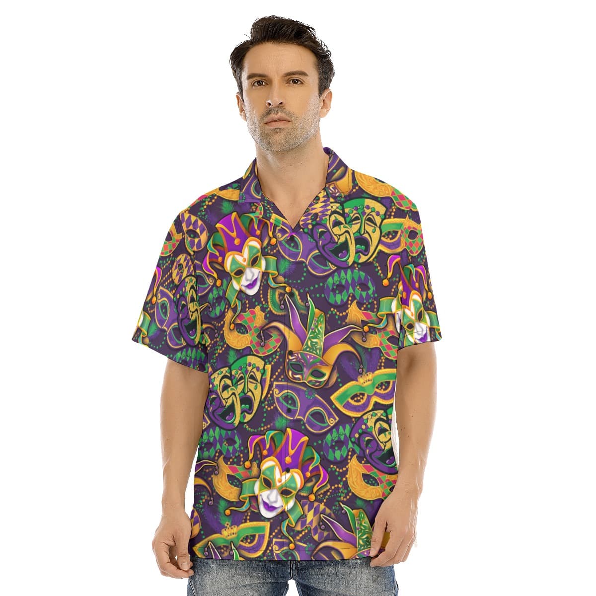 Happy Mardi Gras Hawaiian Shirt