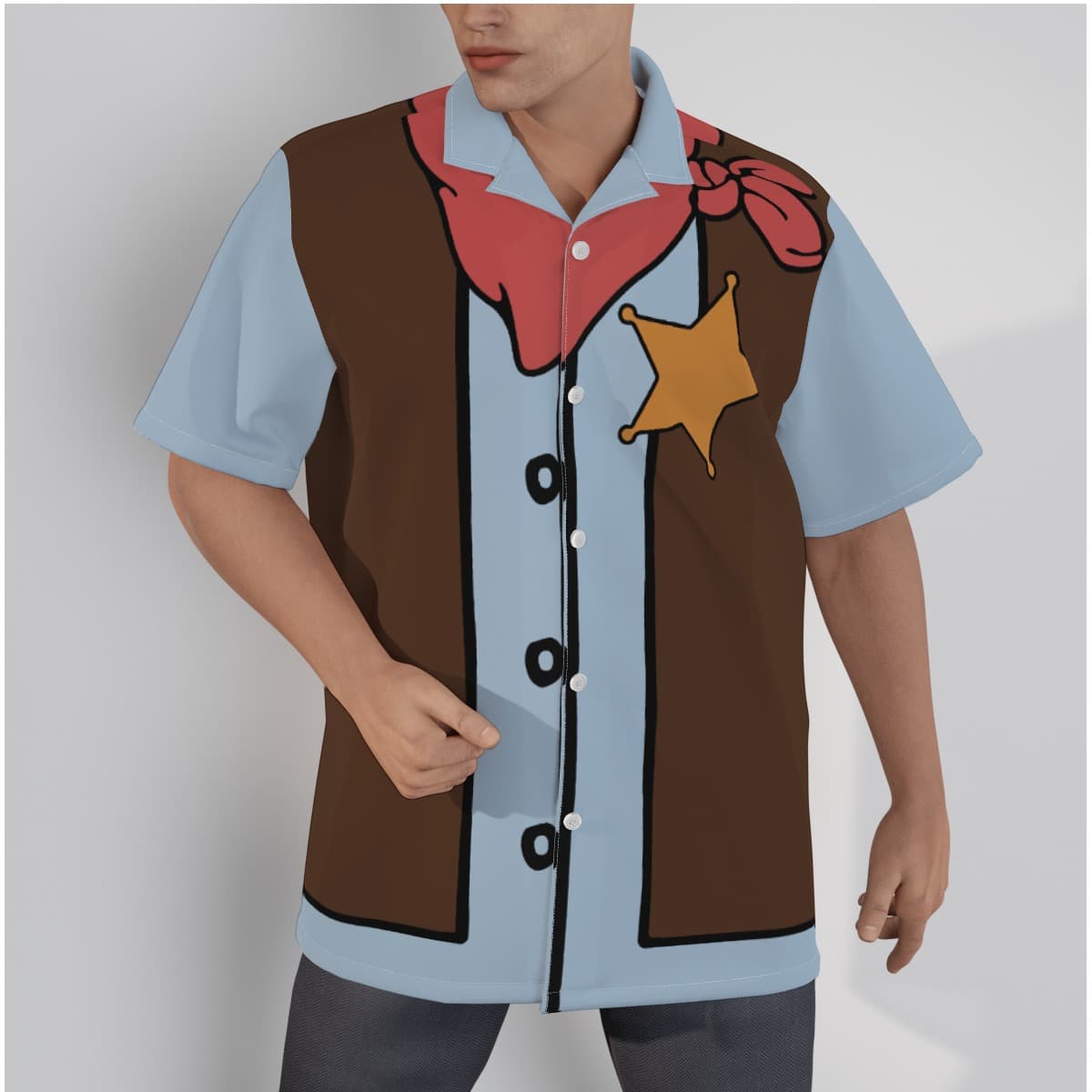 Men's Cowboy Costume Hawaiian Shirt