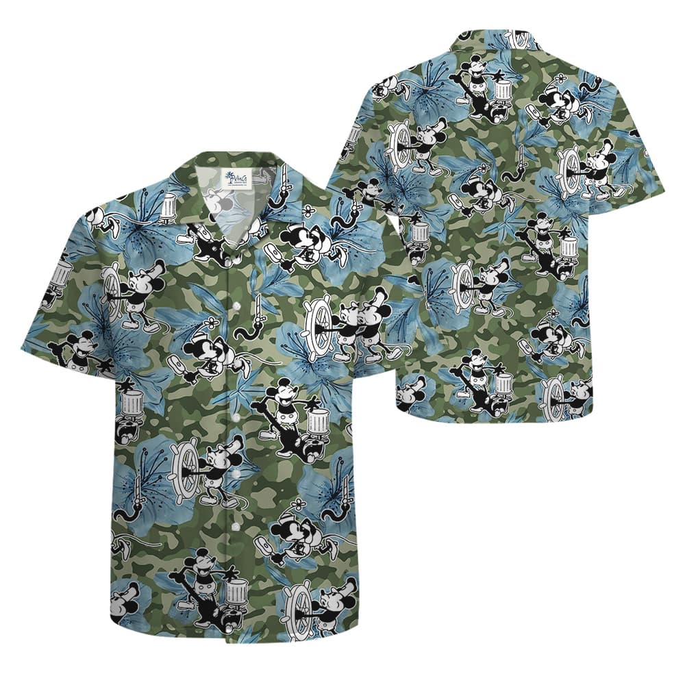 Aloha Spirit Mickey's Steamboat Willie 1928 Hawaiian1