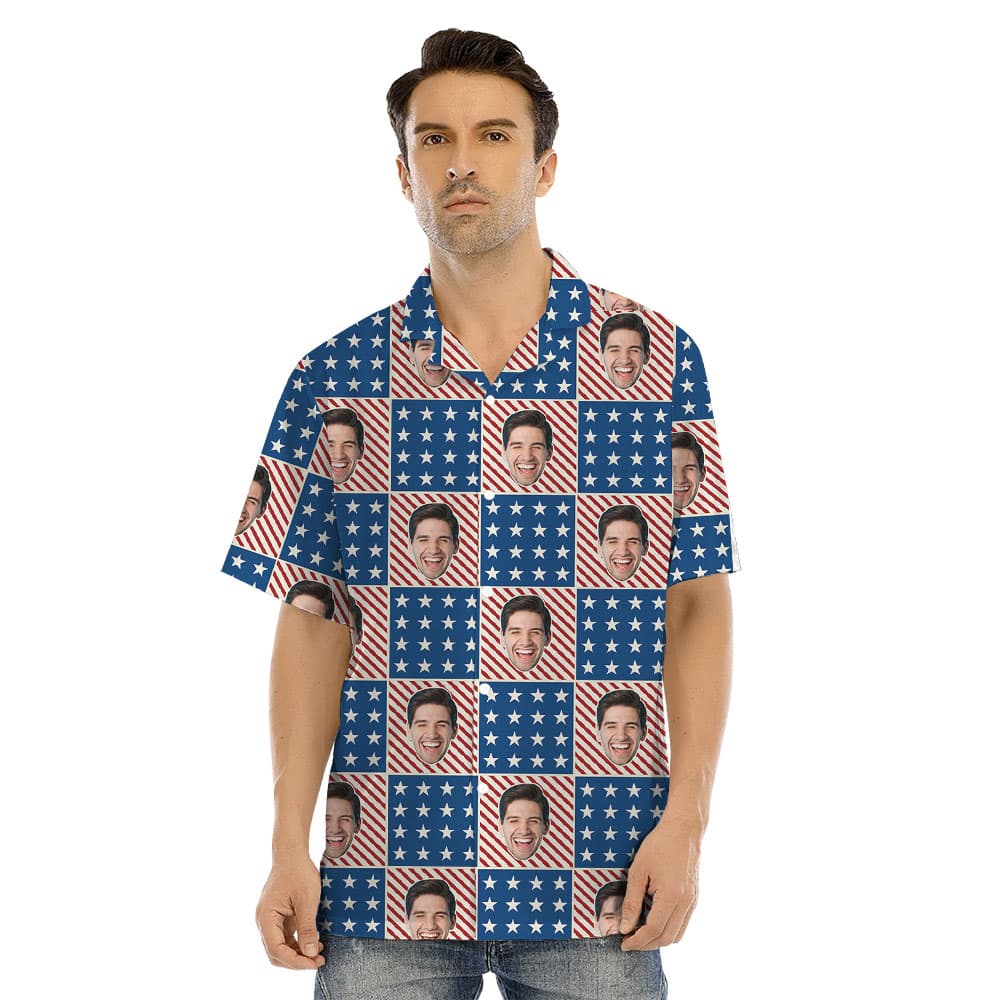 American Flag Custom Matching Family Outfits With Faces2
