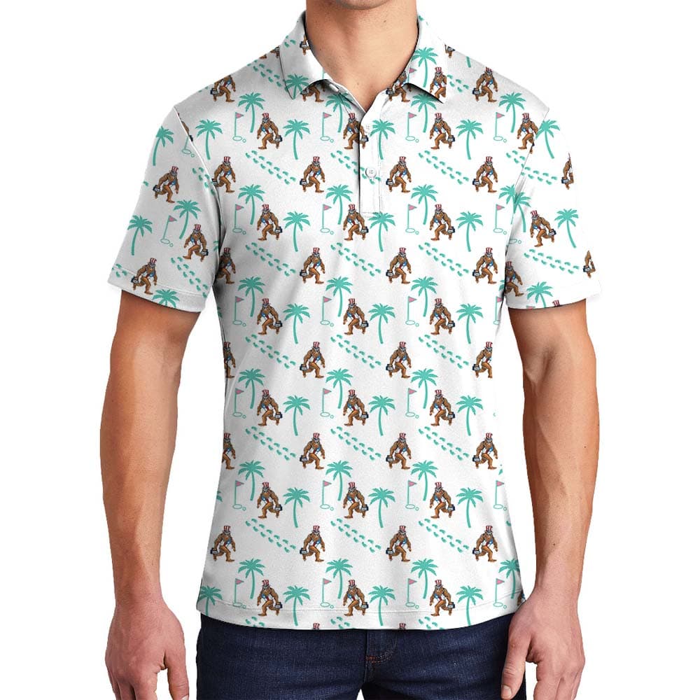 Bigfoot Golf Polo With Collar For Men1