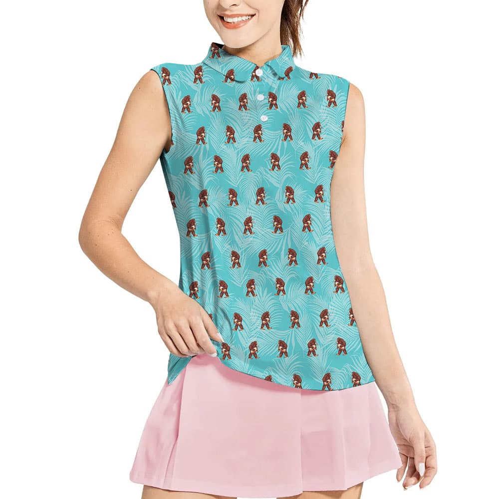 Bigfoot Golf Sleeveless Women's Golf Shirt1