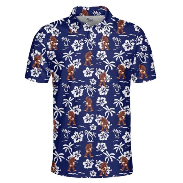 Bigfoot Navy Mens Golf Polo Shirts