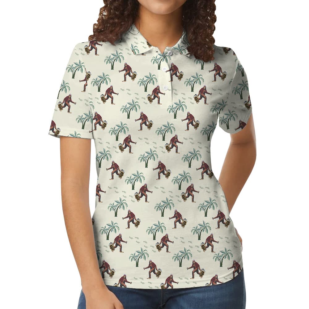 Cool Bigfoot Golf Collared Shirt For Women4