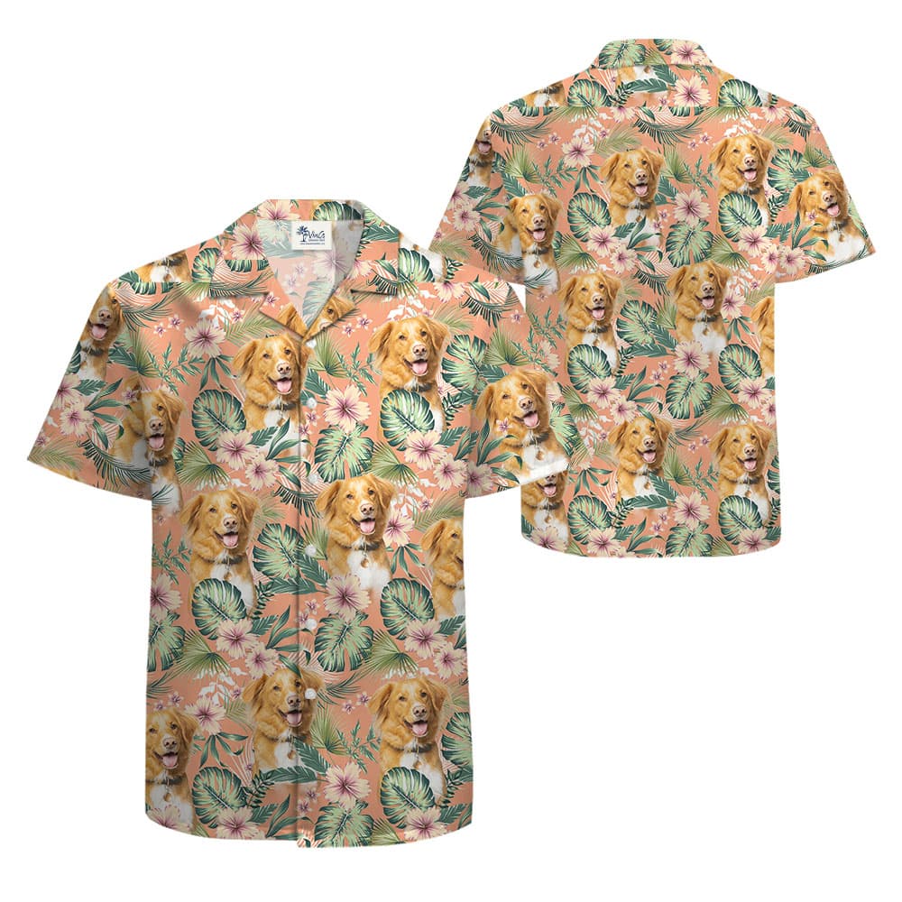 Custom Face Hibiscus Personalized Hawaiian Shirt1