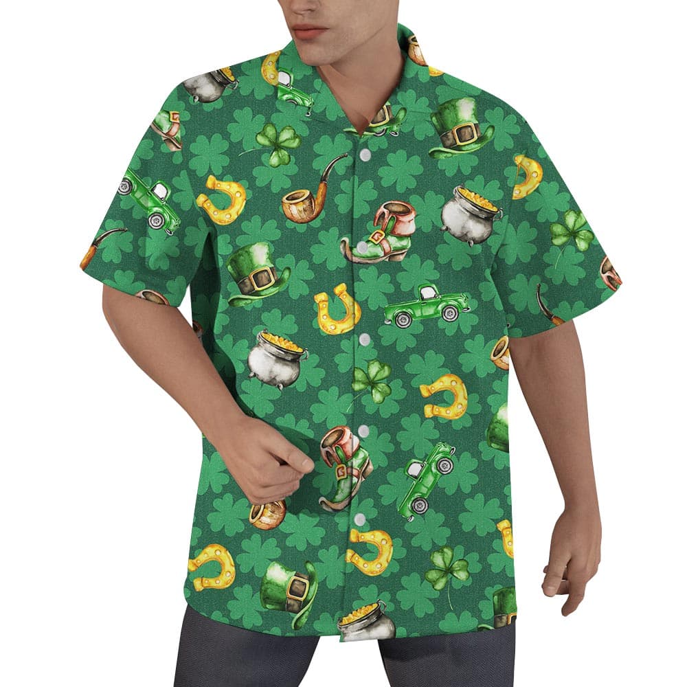 Irish Saint Patrick's Day Hawaiian Shirt For Men