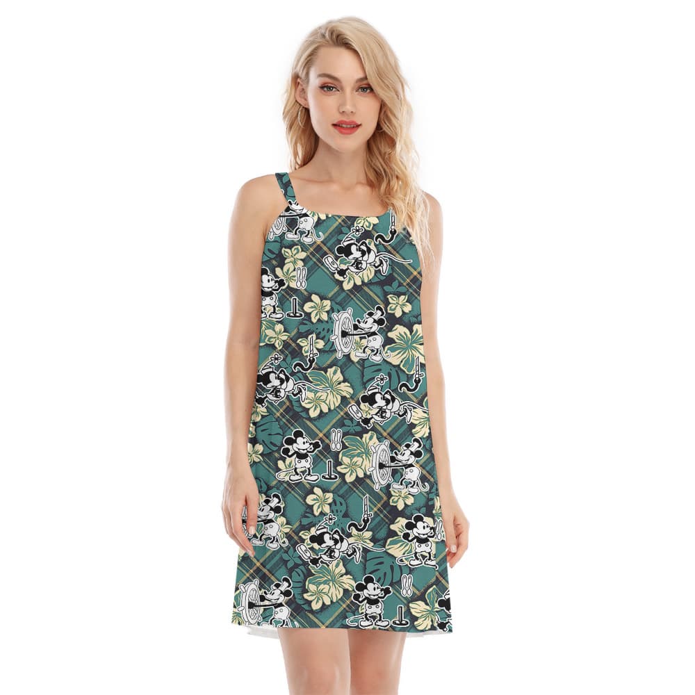 Sailor Mickey Steamboat Willie 1928 Cami Dress1