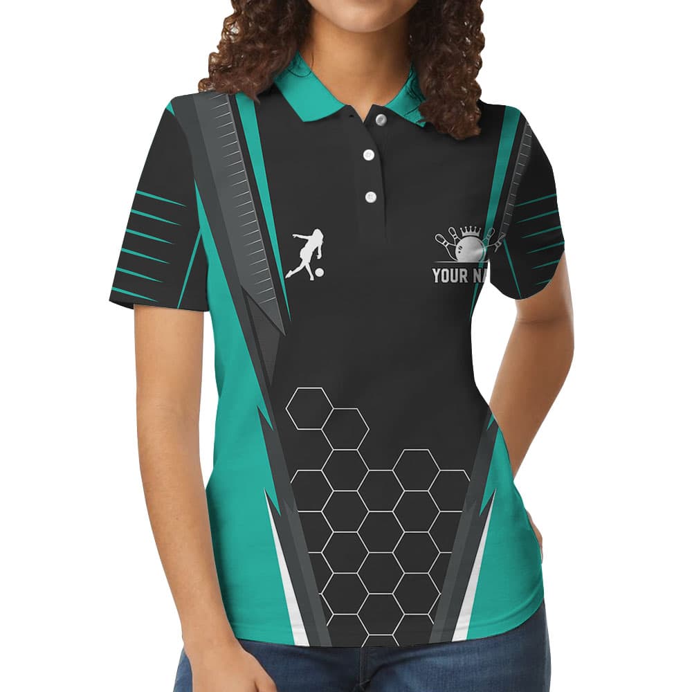 Women Bowling Team Custom Polo Shirts5