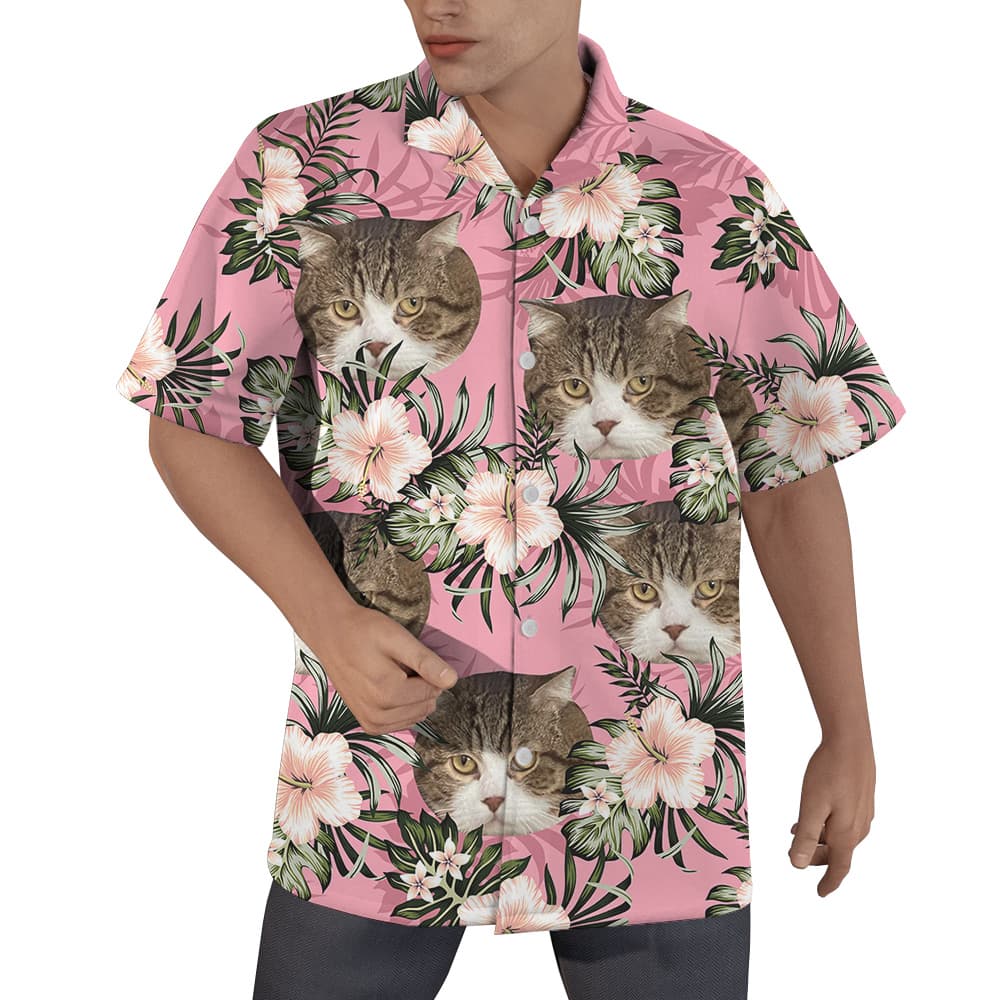 Aloha-meow Custom Pet Hawaiian Shirt for Men1