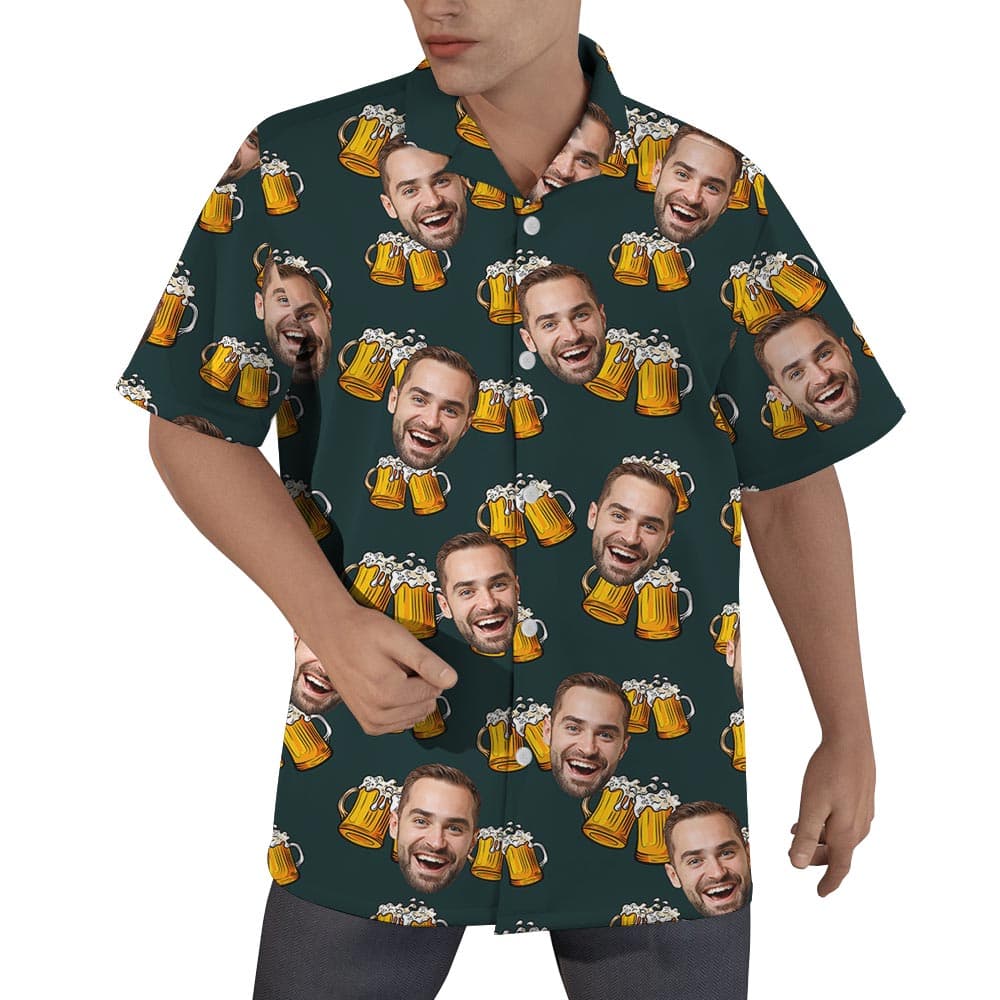 Custom Hawaiian Shirts Men For Beer Lover