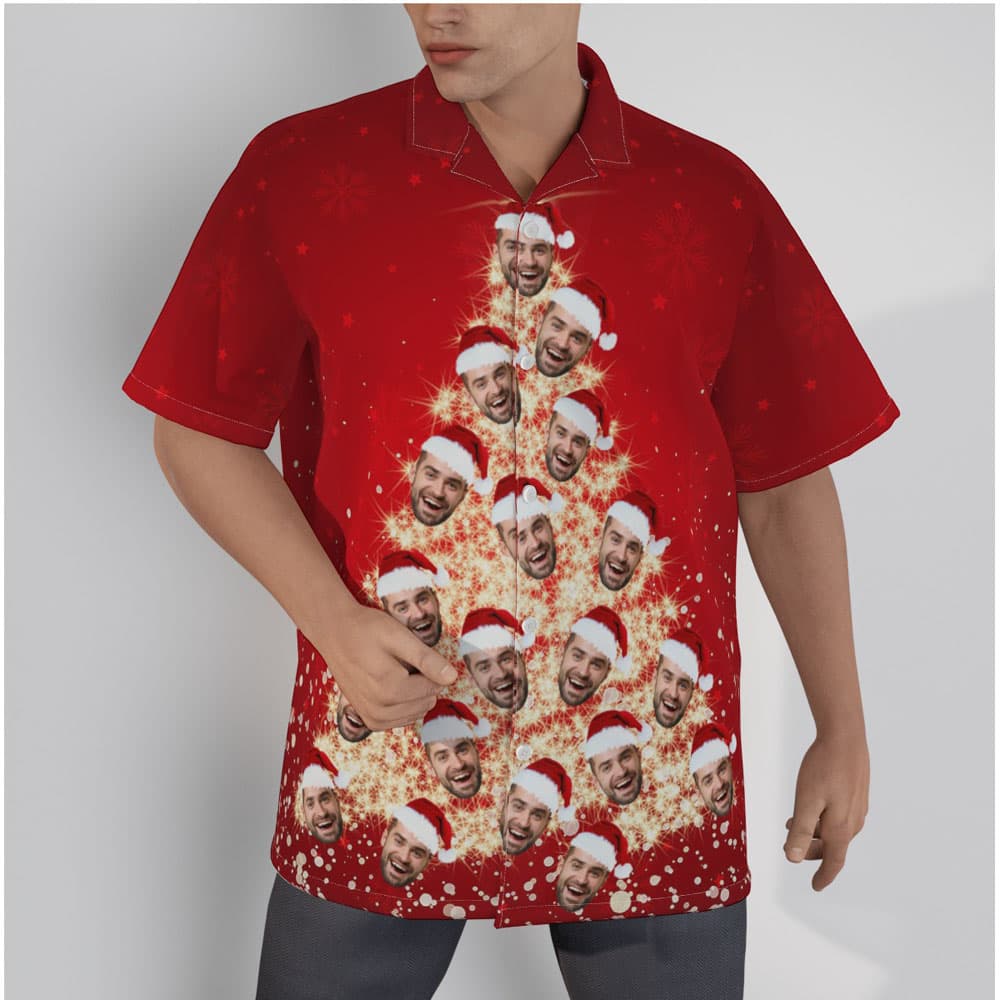 Christmas-Tree-Red-Hawaiian-Shirt-With-Custom-Face-3.jpg
