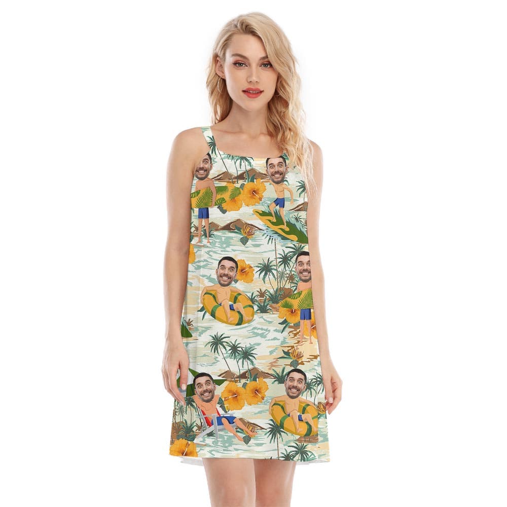 Custom Women's Hawaiian Cami Dress