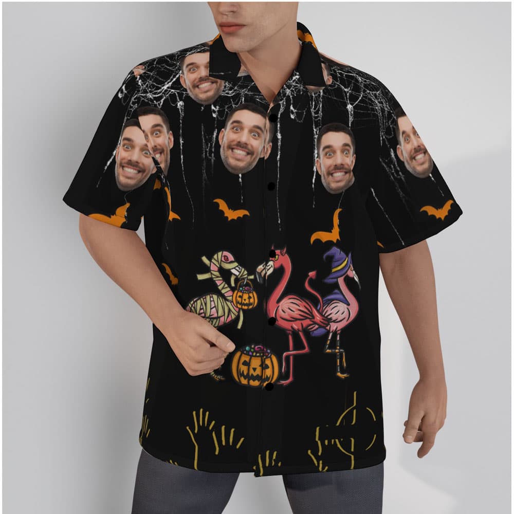 Custom-Face-Halloween-Flamingo-Hawaiian-Shirt-3.jpg