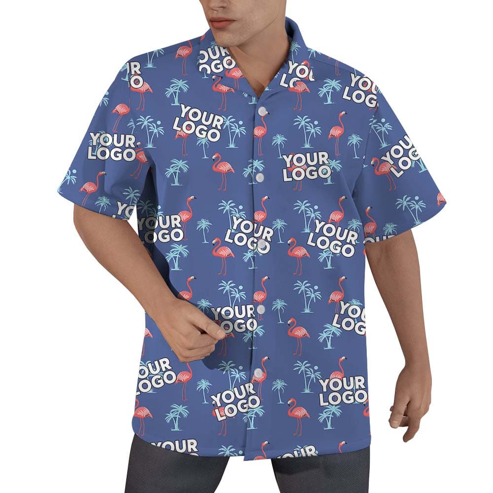 Custom Flamingo Hawaiian Shirt With Faces1